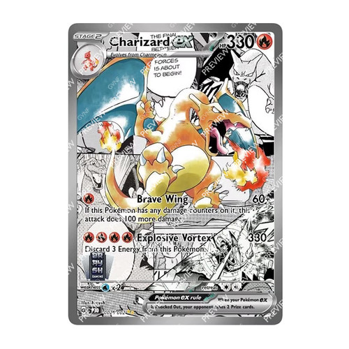 Pokemon tcg charizard manga - charizard, ex