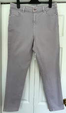 TU Womens Lilac Denim Girlfriend Style Jeans, Size 14