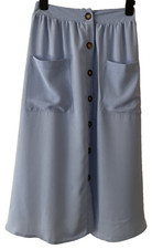 Select UK 8 Pale Blue Button