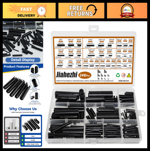 248 pcs sae roll pin - 248, set