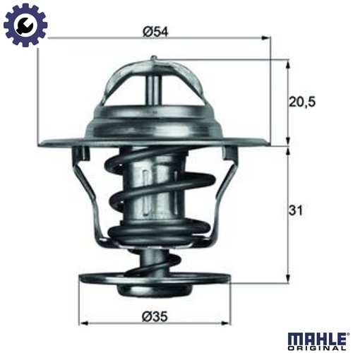 Thermostat coolant 87d - coolant, tx
