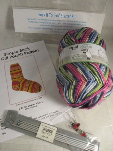 Sock knitting kit - sock,