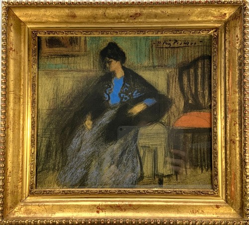 Pablo picasso femme chale - picasso,