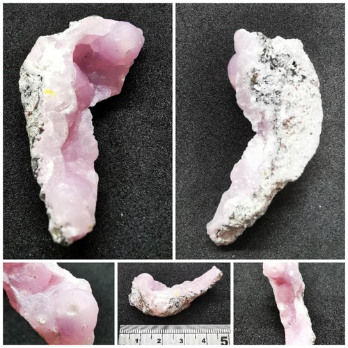 Pink smithsonite matrix - pink, on