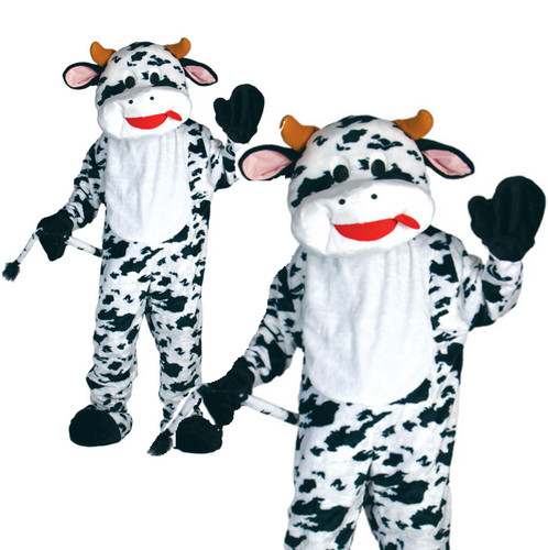 Cow mascot adults deluxe - cow,