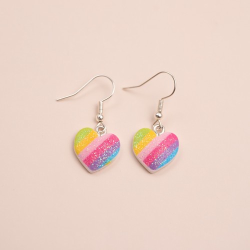 Cute colourful glitter rainbow - cute,