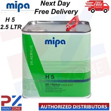 MIPA 2K Acrylic Extra Fast Hardener H5 2.5L for Clearcoat & Primer