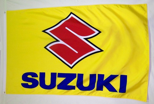 Suzuki motorcycle premium flag - motorcycle,