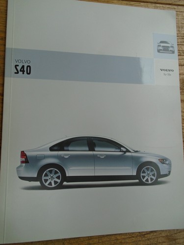 Volvo s40 range brochure - s40,