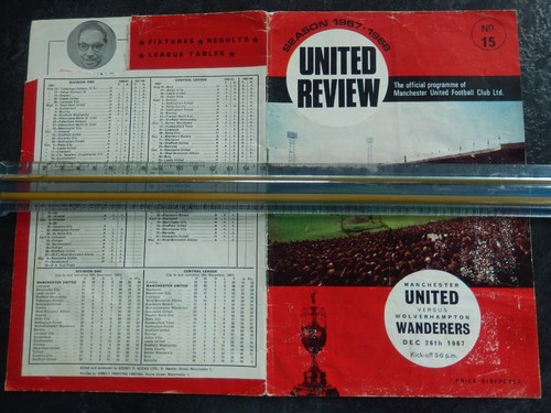 Vintage football programme man - vintage,