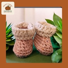 Tweed Pink and Cream Crochet