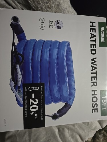 Heated water hose 15 - ft,