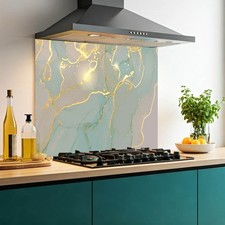 Printed glass kitchen - printed,