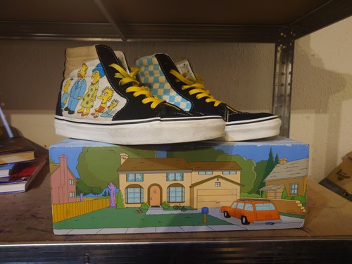 Vans the simpsons sk8 hi - simpsons,