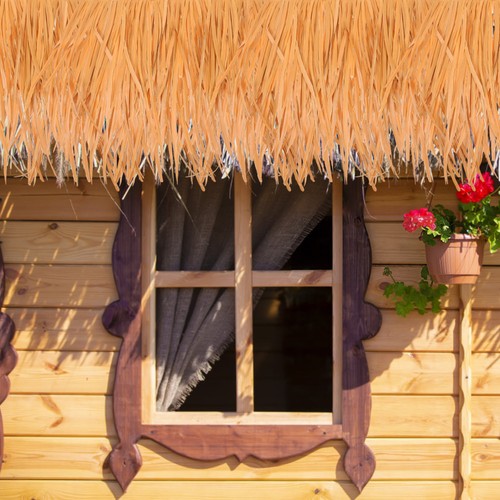 Simulation grass roof thatch - roof,