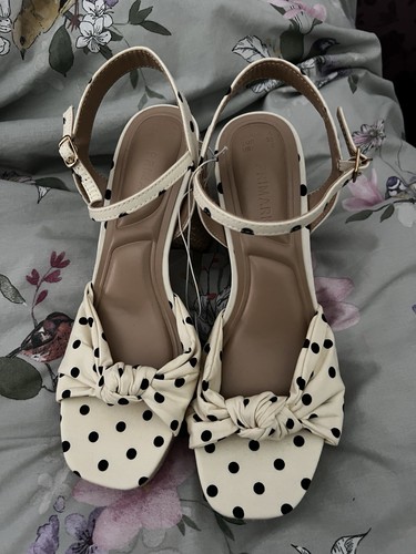 Polka dot wedge shoes size - dot,