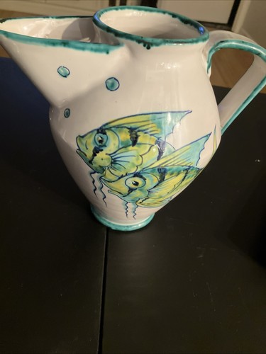 Hand painted italian ceramic - italian,