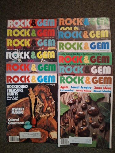 Vintage rock gem magazine - gem,