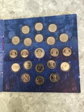 Sainsburys Makers Of The Millenium Medal Collection Complete Coin Set, Vintage