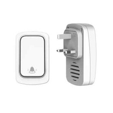 Wireless Doorbell Waterproof 300M Range Cordless Home Plug In Door Bells Kit UK