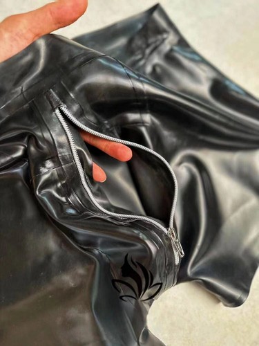 Mens latex gummi shorts - gummi,