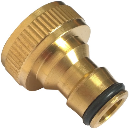 Brass tap adaptor - adaptor, garden