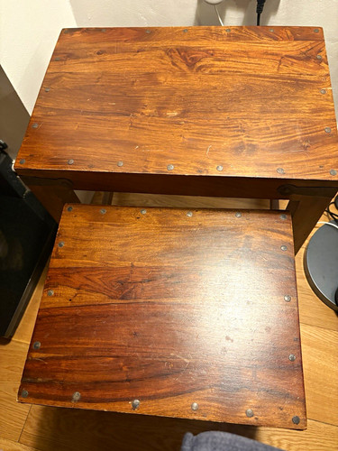 Wood nesting tables set 2 - nesting,