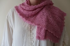 100% Wool Shetland Lace Scarf