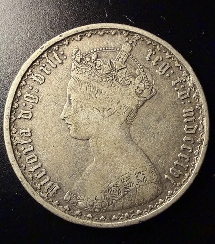1856 gothic florin - 1856,