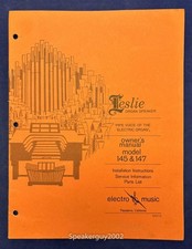 Original Leslie Speaker Model