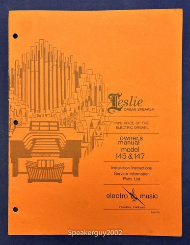 Original leslie speaker - original, model