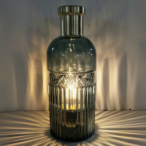 Bottle lamp lake blue - lamp, –