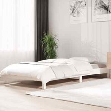 Stack Bed White 90x190 cm