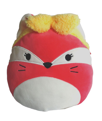 Red fox squishmallows fifi - red,