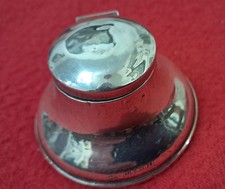 Silver flip top inkwell - silver,