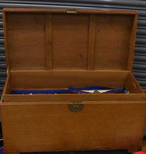 LARGE ANTIQUE MASONIC WOODEN