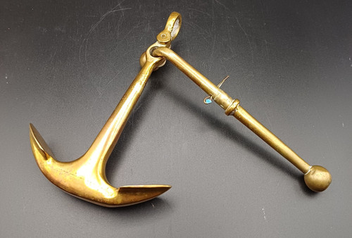 Vintage bass boat ships anchor - vintage,