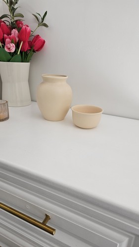 Set vintage beige - set, 3