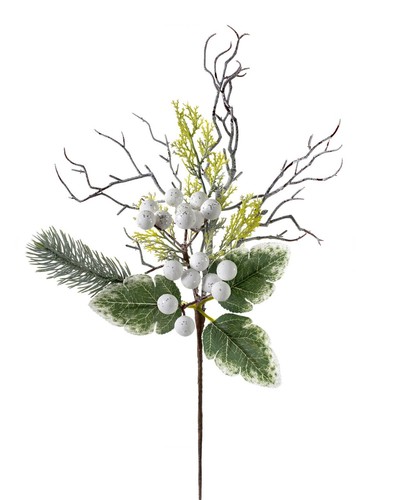 Tree pick white frosted - pick,,