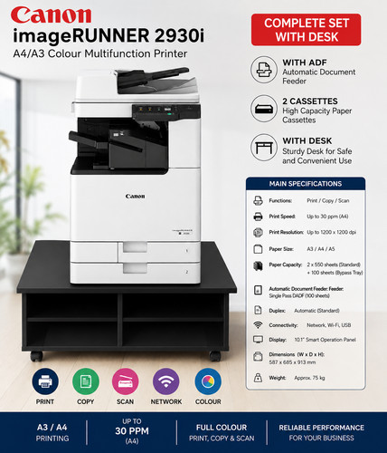 Canon ir2930i copier - ir2930i, a3