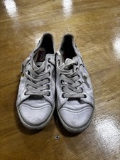Evisu White Lace Up Shoes 