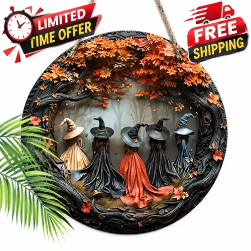 Halloween gothic witch wooden - gothic,