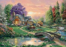 Gibson "Thomas Kinkade Sweetheart Retreat" 1000pc Jigsaw