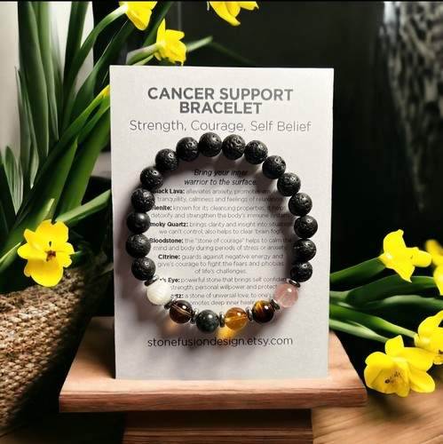Lava stone cancer support - stone,