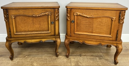 Pair bedside tables - pair, vintage