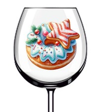 12x Colourful Christmas Donut