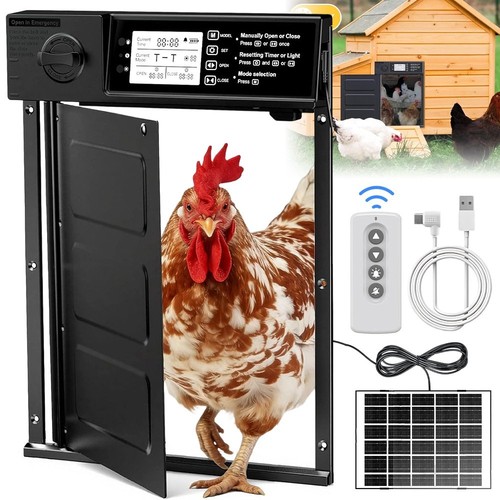 Automatic chicken door solar - door,