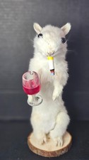 WINE BUNNY Funny Taxidermy