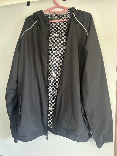 Vans unisex black windbreaker - unisex,