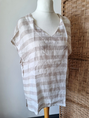 Deane white beige - beige, linen